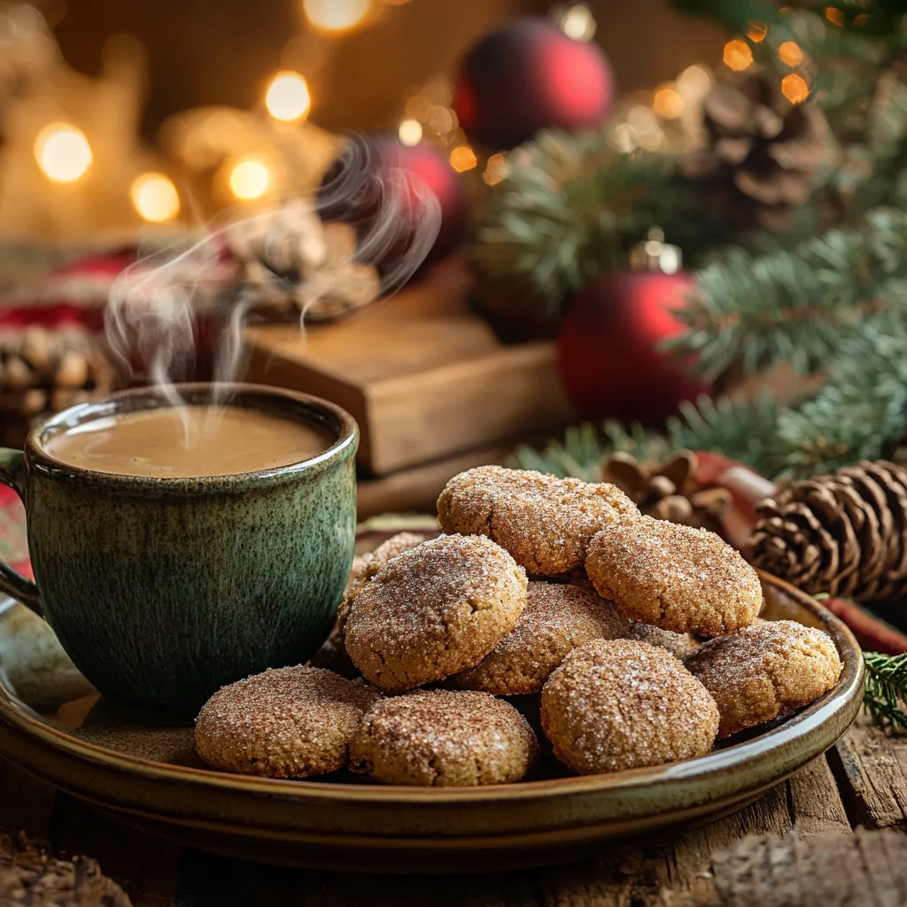 New Mexican Biscochitos paired with coffee.