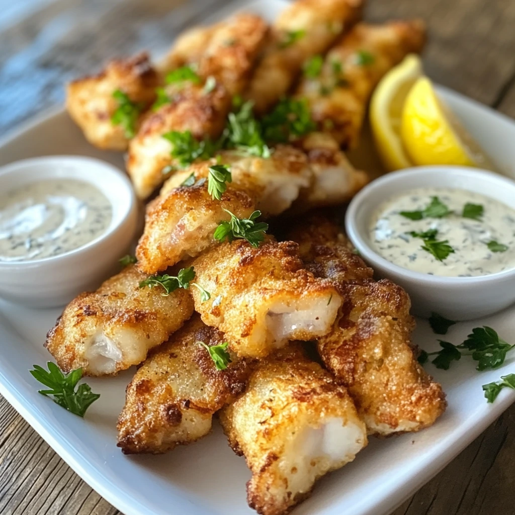 Tender calamari served with dipping sauces and lemon wedges.