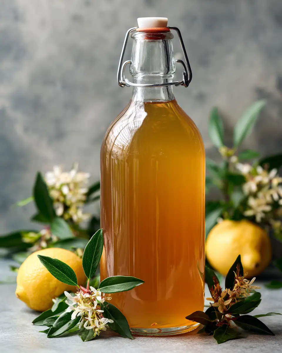 best probiotic soda recipe in a glass bottle 