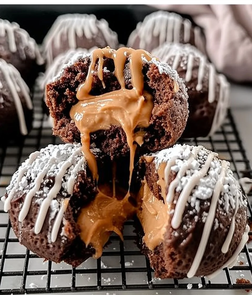 Chocolate Peanut Butter Snowballs dessert recipe